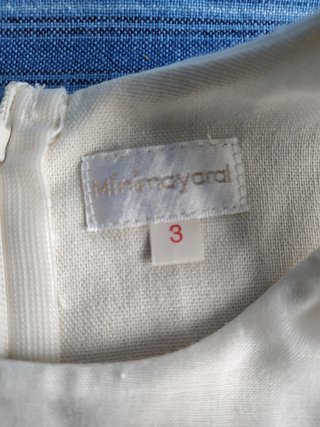 Vestido Mini Mayoral bordado talla 3
