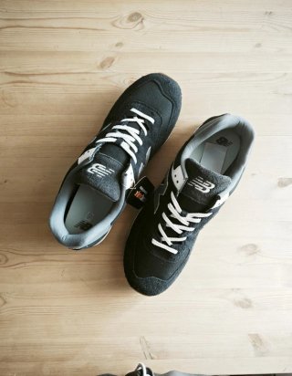 New Balance 574 T.52 (US 17) Negro/Gris
