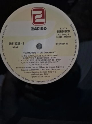 Vinilo L Guardia Vámonos Pop Rock Español