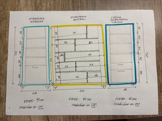 Estantería modular salón CONFORAMA GAMA VERONA
