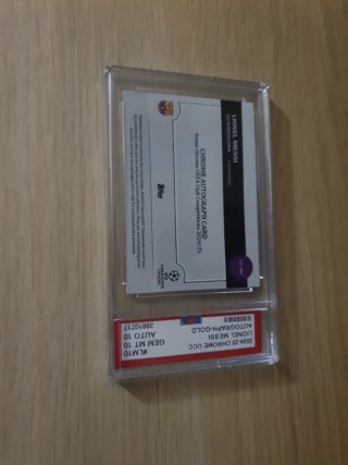 Carta Messi 1/1 Autografiada PSA 10