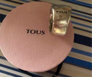 Anillo Tous Perla Plata TALLA 11.