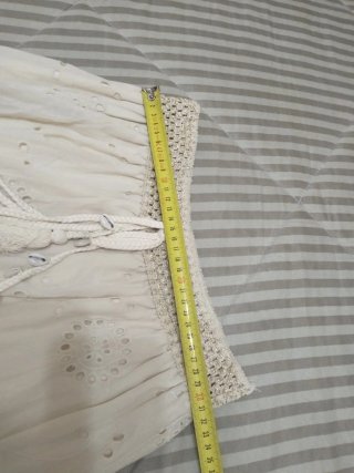 Falda boho encaje de Azara París, talla S/M