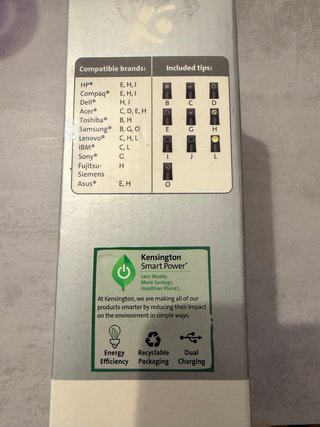 Cargador Kensington Wall Laptop Power Adapter