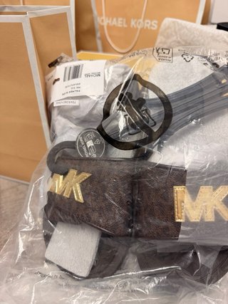 Michael kors sandals mk palmer mk slides brown