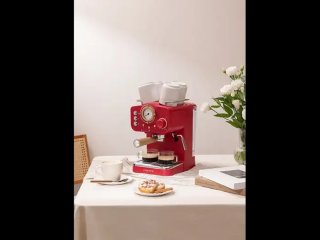 Cafetera Create Thera Retro Roja