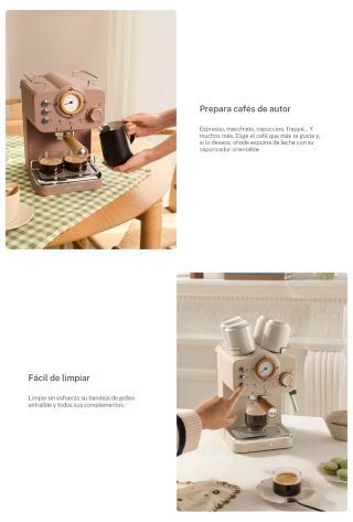 Cafetera Create Thera Retro Roja