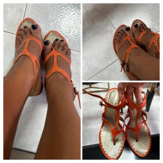 Sandalias Animale Naranja