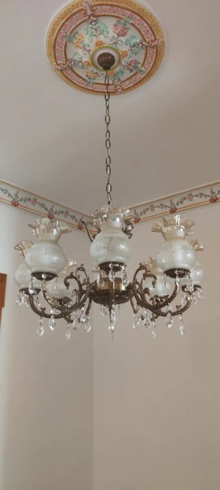 Lámpara de techo estilo casa de pueblo