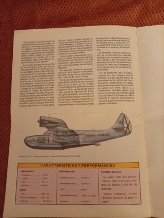 Folleto Grumman SHU - 16B Albatross ASW