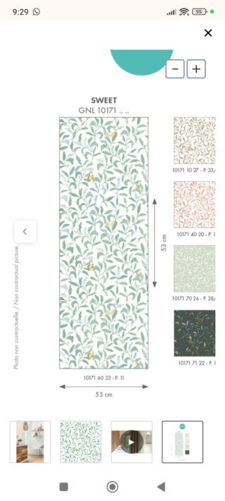 Papel pintado vinilo lavable verde