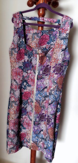 Vestido H&M estampado multicolor