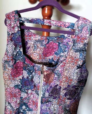Vestido H&M estampado multicolor