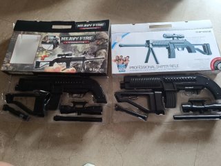 Pistola Wii Ardistel Heavy Fire y Sniper Rifle