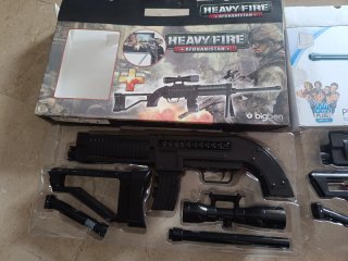 Pistola Wii Ardistel Heavy Fire y Sniper Rifle