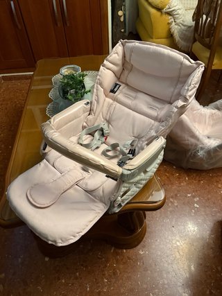 Conjunto Carrito Bebé BEBECAR Rosa
