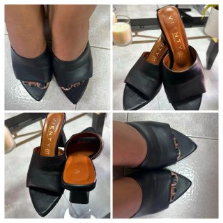 Sandalias Vienty Tacón Negro
