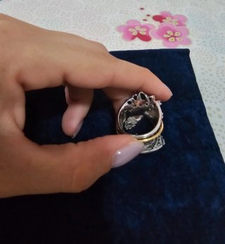 Anillo Bohemme (Plata 925 + oro 18 K)