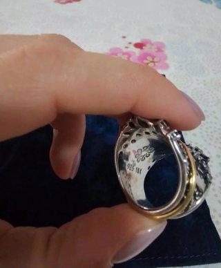 Anillo Bohemme (Plata 925 + oro 18 K)