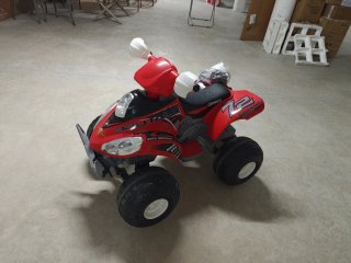 Quad Infantil Eléctrico 12V Rojo