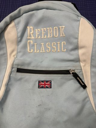 Mochila Reebok Classic Azul y Blanca