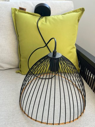 Lámpara Colgante Maisons du Monde Negra