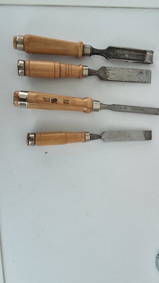 Formones para talla de madera (4 uds)