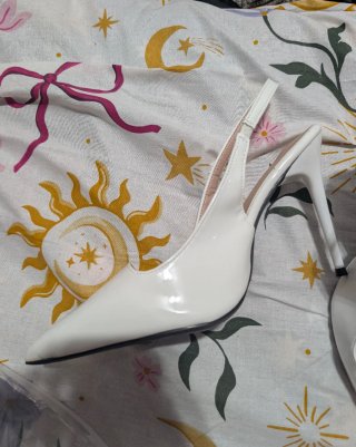 Tacones blancos Wenling Longyouni