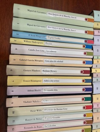 Coleccion de libros clasicos.