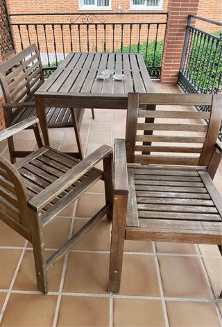 Conjunto Mesa, Banco y Sillas Terraza