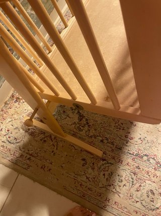 Minicuna mecedora madera Mothercare