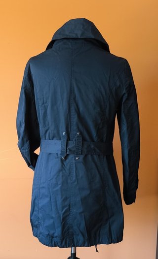 Parka Zara Azul Marino Impermeable Talla M
