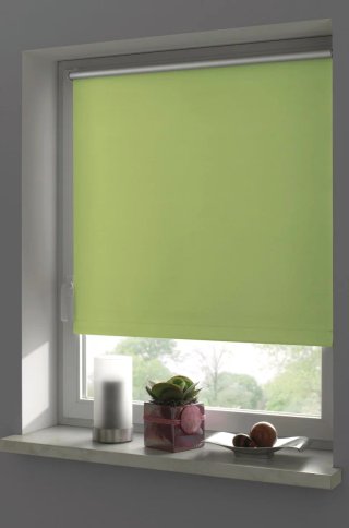 Cortina enrollable verde