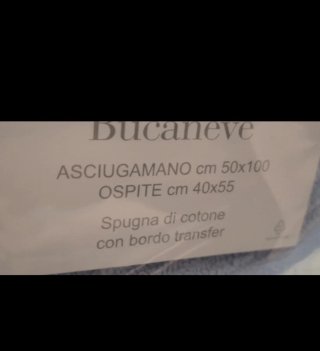 2 coppie asciugamani + ospite