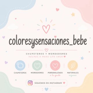 Chupeteros y mordedores personalizados