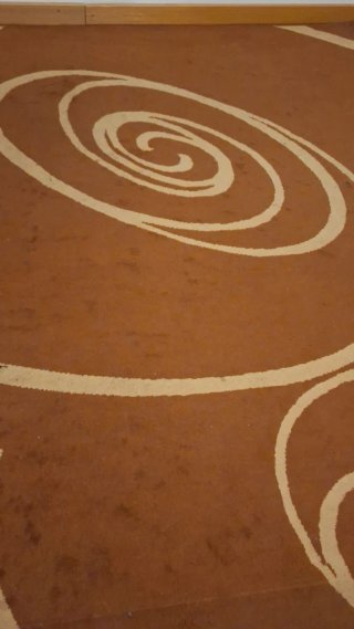 Alfombra diseño espiral 220x160