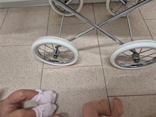 Carrito de muñecas Bebelux clásico