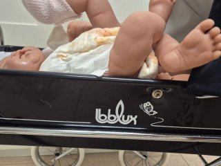 Carrito de muñecas Bebelux clásico