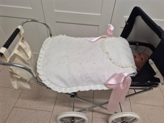 Carrito de muñecas Bebelux clásico