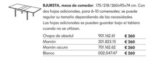 Mesa BJURSTA IKEA con 6 sillas BÖRJE