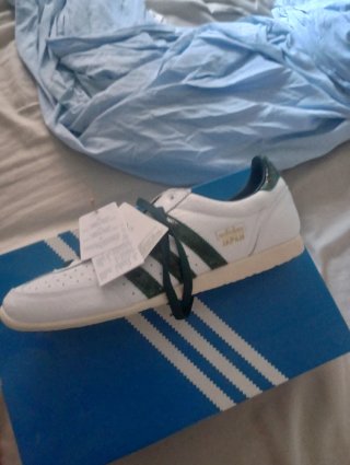 Adidas Zapatillas Verdes y Blancas