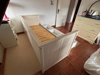 Cama nido ampliable individual/doble