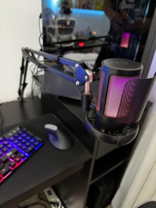 Micrófono PC Gaming con Luz RGB