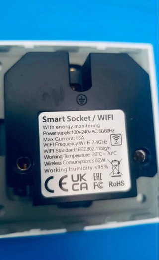 Enchufe Inteligente WiFi + Bluetooth 16A EU