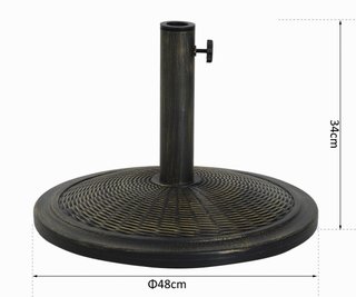 Base para sombrilla de jardín