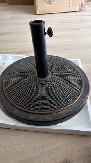 Base para sombrilla de jardín