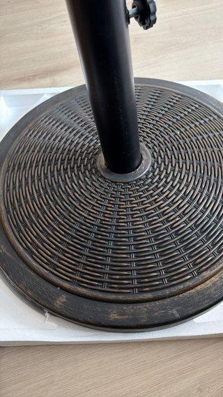 Base para sombrilla de jardín