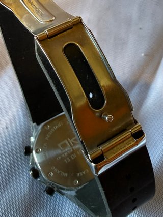Orologio Uomo OK Kreado Cronografo Nero Argento