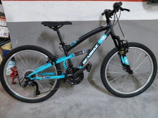Bicicleta Denbike 24 Doble Suspensión (10y13 años)