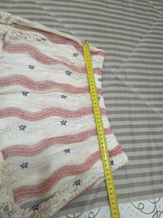 Falda corta encaje de Made in Italy, talla S/M